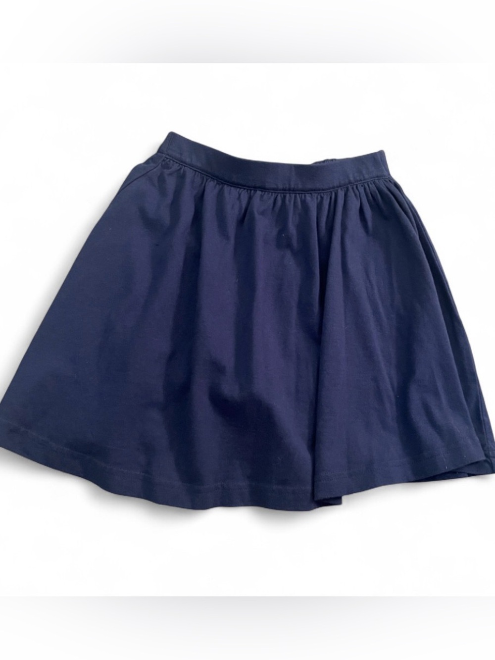 NWT Lands End Navy Blue Girls Skirt Size 4